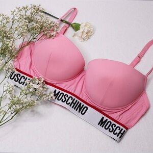 Moschino Size XS Size 32 Pink Bralette Bra Top